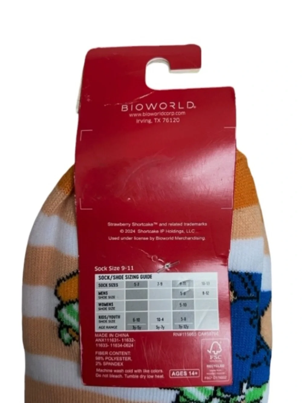 Strawberry Shortcake Socks